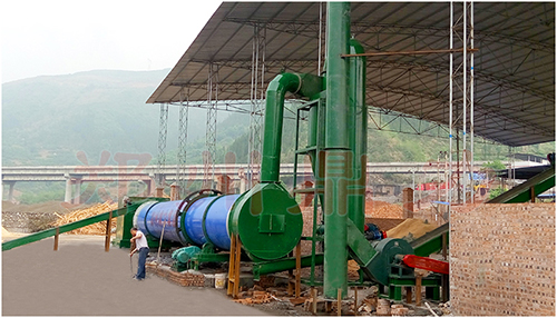 重慶木屑烘干設備安裝現(xiàn)場