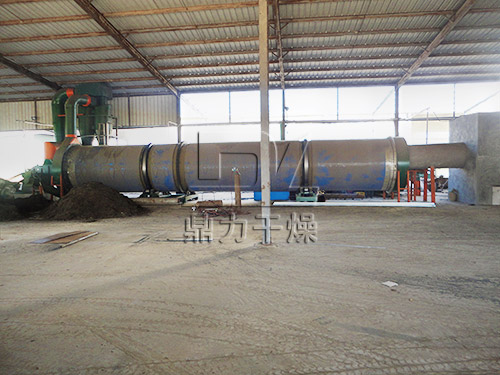 藥渣烘干設備生產(chǎn)現(xiàn)場